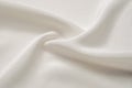 Texture background pattern. White silk fabric. Closeup of a rippled white silk fabric. Advertising space. Smooth elegant white si Royalty Free Stock Photo