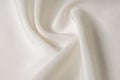 Texture background pattern. White silk fabric. Closeup of a rippled white silk fabric. Advertising space. Smooth elegant white si Royalty Free Stock Photo