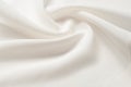 Texture background pattern. White silk fabric. Closeup of a rippled white silk fabric. Advertising space. Smooth elegant white si Royalty Free Stock Photo