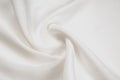 Texture background pattern. White silk fabric. Closeup of a rippled white silk fabric. Advertising space. Smooth elegant white si Royalty Free Stock Photo