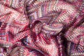 Texture, background, pattern. A woolen woolen card of Missoni co Royalty Free Stock Photo