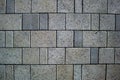 Texture background paving stone, large slab pavement, pedestrian street