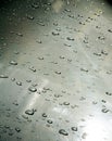 Texture background. raindrops on paintwork. Precipitation in the