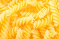 Texture background of raw italian pasta penne macaroni made of w Royalty Free Stock Photo