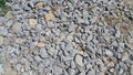 Texture background: Rock Pebbles, small, rounded, smooth pebbles Royalty Free Stock Photo