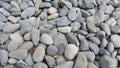Texture background: Rock Pebbles, small, rounded, smooth pibbles Royalty Free Stock Photo