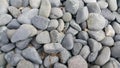 Texture background: Rock Pebbles, small, rounded, smooth pibbles Royalty Free Stock Photo