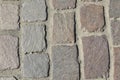 Texture and background of the sidewalk on the Market Square of Trier Royalty Free Stock Photo