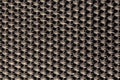 texture and background of used dusty cellular rubber floor mat