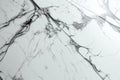 Texture, background. White marble with black veins. AI generative