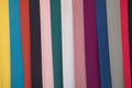 Texture or background of Woven fabric, colorful display hangers.