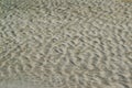 Texture and background of wrinkles, waves sand. Royalty Free Stock Photo