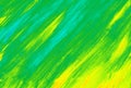 Texture   background yellow green turquoise lines, square paint stripes brush sunset bright abstract background print art design Royalty Free Stock Photo