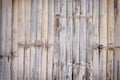 Texture bamboo fence,Natural background,light brown wooden wall Royalty Free Stock Photo