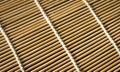 Texture of bamboo mat for sushi. Close-up. Rectangular background.