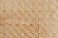Texture of bamboo weaving. Traditional handicraft weave asian style pattern background