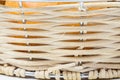 Texture of bamboo wicker basket
