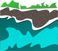 Texture Beach Graphic View