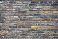 Texture of a beautiful old red brick wall. Backgrounds. Royalty Free Stock Photo