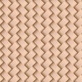 Texture of beige leather weaving seamless pattern Royalty Free Stock Photo