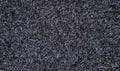 Texture of a black carpet. Background of wool. Royalty Free Stock Photo