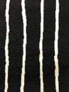 Texture of black carpet with white stripe Royalty Free Stock Photo