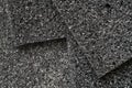 Texture of black foam rubber close-up. Royalty Free Stock Photo