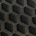 Leather background with sewing stitch Royalty Free Stock Photo
