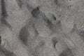 Texture of black magnetic sand for background Royalty Free Stock Photo