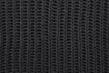 Texture of a black woolen sweater close-up. Top view. Textile clothing