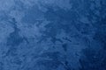 Texture of blue decorative plaster Royalty Free Stock Photo