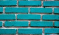 Texture of blue grunge brick wall white background Royalty Free Stock Photo