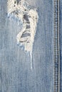 Texture of blue jeans seamless, Detail cloth of denim for pattern and background, Close-up Royalty Free Stock Photo