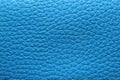 Texture of blue leatherette