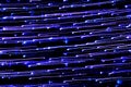 Texture, blue, purple, violet bright abstract lines, stripes and spots on a black background, neon, space, mystery Royalty Free Stock Photo