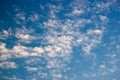 Blue sky and white clouds