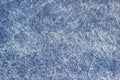 Texture of a blue stone-washed denim fabric Royalty Free Stock Photo