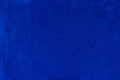 The texture of the blue velvet. The background of blue cloth. Background of blue velvet. Royalty Free Stock Photo