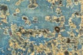 Texture of blue wall with rust Royalty Free Stock Photo