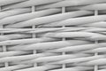 Texture of braided white plastic Royalty Free Stock Photo