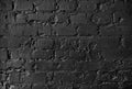 Texture of a brick wall. brickwork with cement seams of black color Royalty Free Stock Photo