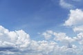 Texture of bright blue dramatic white cloud sky