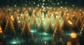 decoration holiday blur christmas light background design tree winter bokeh celebration. Generative AI.