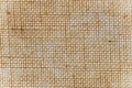 Texture of a brown canvas Royalty Free Stock Photo