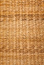 Texture of brown color of woven basket