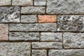 Texture of brown old brick. Background brickwork. Royalty Free Stock Photo