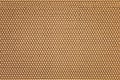 Texture brown plastic rubber doormat in ripple shape patterns on background
