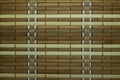 Texture of brown woven bamboo closeup, background Royalty Free Stock Photo