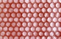 Texture of bubble wrap