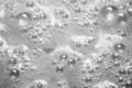 Texture of bubbles and streaks of eggs Royalty Free Stock Photo